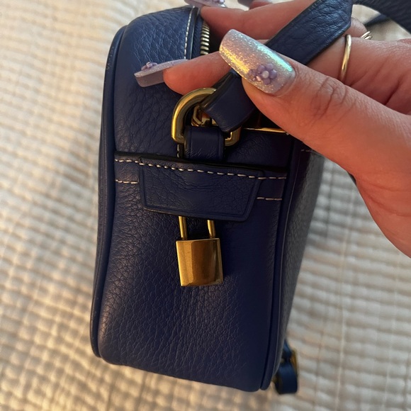 J Crew blue signet crossbody bag - Picture 5 of 6